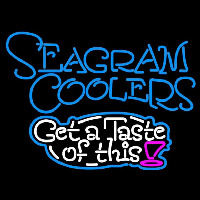 Seagram Test Of This Wine Coolers Beer Sign Neon Sign