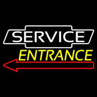 Service Entrance Neon Sign