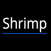 Shrimp Cursive 4 Neon Sign