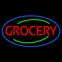 Simple Grocery Neon Sign