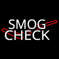 Smog Check Logo Neon Sign