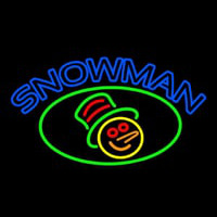 Snowman Neon Sign