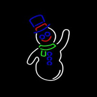 Snowman Neon Sign