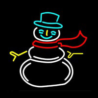 Snowman Neon Sign