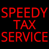 Speedy Ta  Service Neon Sign