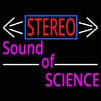 Stereo Sound Of Science Neon Sign