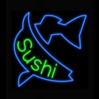 Sushi Fishes Neon Sign