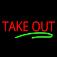 Take Out Neon Sign