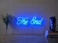 The End Neon Sign