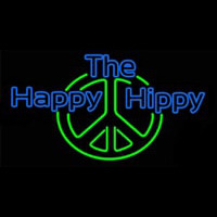 The Happy Hippy Neon Sign