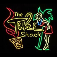 The tihi shack girl tree Neon Sign