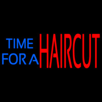 Time For A Haircut Neon Sign