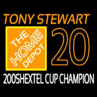 Tony Stewart 20 Nascar Neon Sign