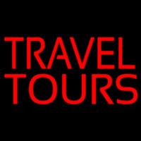 Travel Tours Neon Sign