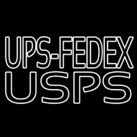 Ups Fede  Usps Neon Sign