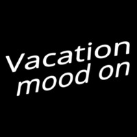 Vacation Mood On Neon Sign