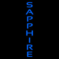 Vertical Sapphire Neon Sign