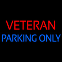 Veteran Parking Only Neon Sign