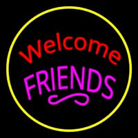 Welcome Friends Neon Sign