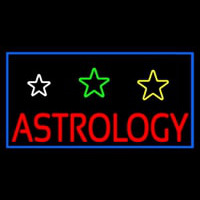 White Astrology Neon Sign