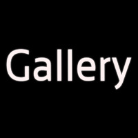 White Gallery Neon Sign