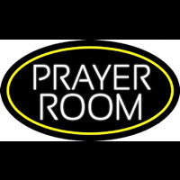 White Prayer Room Neon Sign