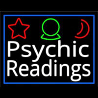 White Psychic Readings And Border Neon Sign