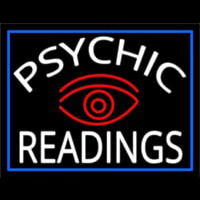 White Psychic Readings And Red Eye Neon Sign