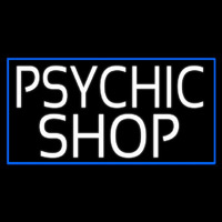 White Psychic Shop Neon Sign