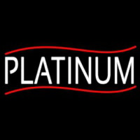 White We Buy Platinum Neon Sign