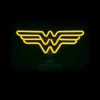 Wonder Woman Desktop Neon Sign