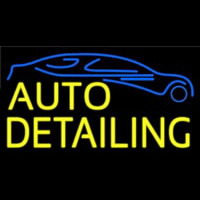 Yellow Auto Detailing 1 Neon Sign