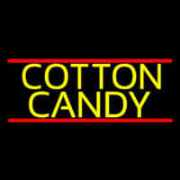 Yellow Cotton Candy Neon Sign