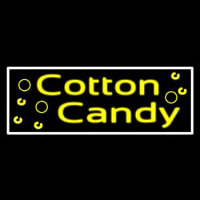 Yellow Cotton Candy Neon Sign