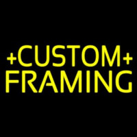 Yellow Custom Framing Neon Sign