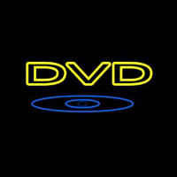 Yellow Dvd 1 Neon Sign