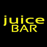 Yellow Juice Bar Neon Sign