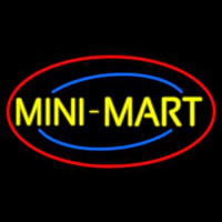 Yellow Mini Mart Neon Sign