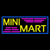 Yellow Mini Mart Neon Sign