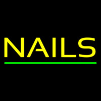 Yellow Nails Neon Sign