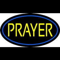 Yellow Prayer Neon Sign