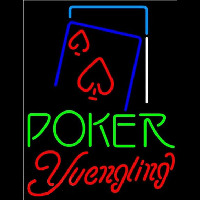 Yuengling Green Poker Red Heart Beer Sign Neon Sign