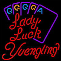 Yuengling Lady Luck Series Beer Sign Neon Sign