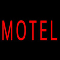 Red Motel Neon Sign