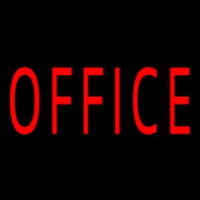 Red Office Neon Sign