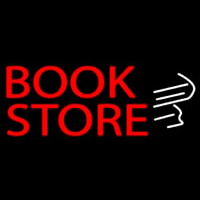 Red Book Store Logo Neon Sign