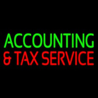 Accounting And Ta  Service Neon Sign