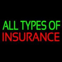 All Types Of Insurance Neon Sign