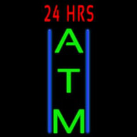 24 Hrs Atm Neon Sign