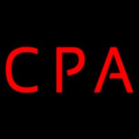 Cpa Neon Sign